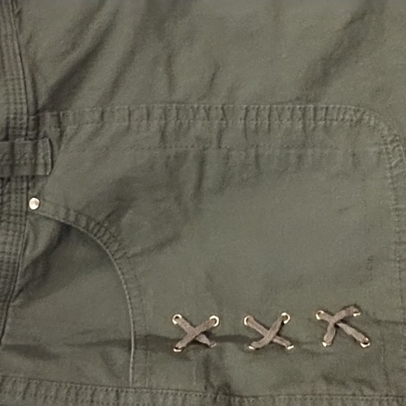 🟢  LAURA  PLUS capri SIZE 14 khaki - Picture 3 of 6